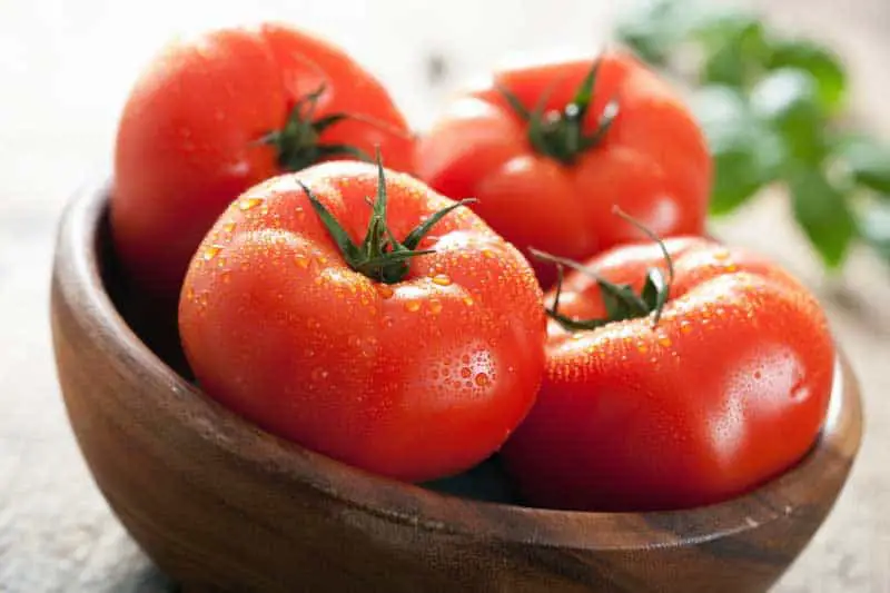 tomatoes in a bowl