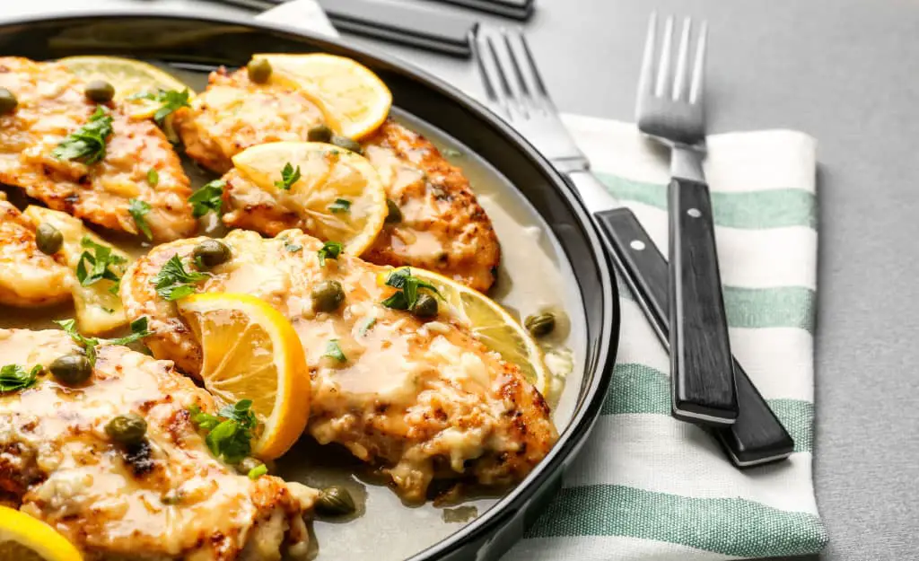 dishes with capers chicken piccata