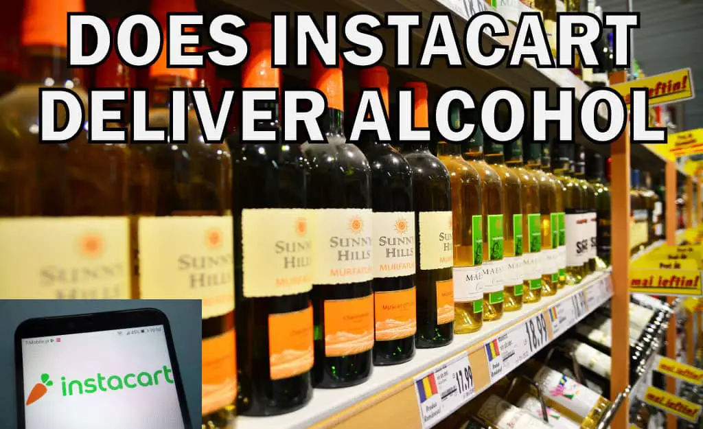 does instacart deliver alcohol