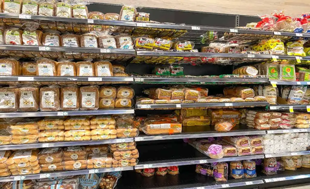 grocery store bread aisle