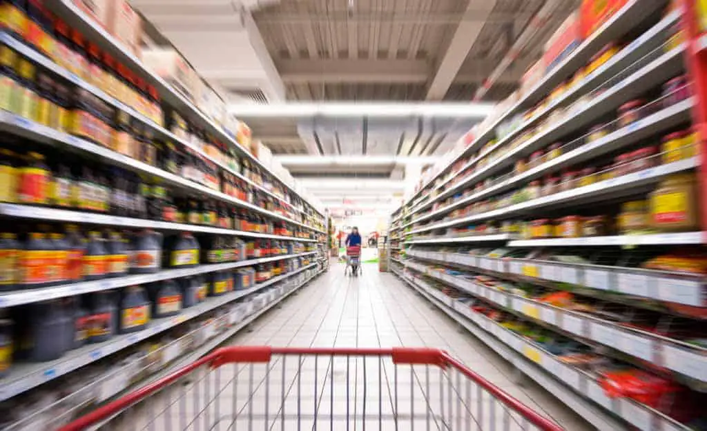 grocery store condiment aisle