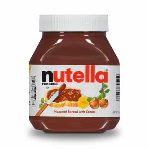 nutella is a food that starts with N