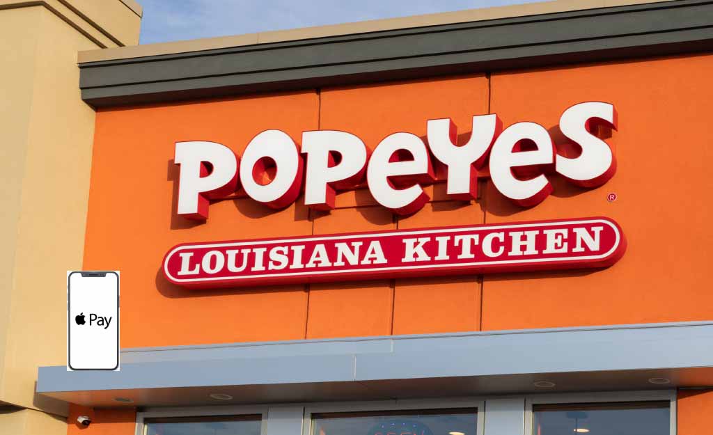 does Popeyes take apple pay
